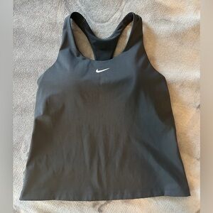 Nike Black Tank Top with Built in Bra